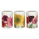 emma-bridgewater-flowers-round-caddies-set-of-3 - Emma Bridgewater Flowers Set of 3 Round Caddies