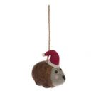 sophie-allport-Christmas-felt-decoration-festive-hedgehog - Sophie Allport Festive Hedgehog Felt Decoration