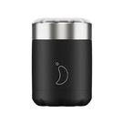 chillys-food-flask-300ml-black - Chilly's Food Pot Mono Black 300ml
