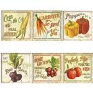 eddingtons-garden-vegetables-ceramic-trivet - Eddingtons Garden Vegetables Ceramic Trivet