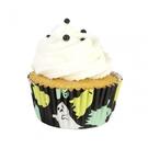pme-30-foil-lined-baking-cases-halloween-ghoulish-ghosts - PME 30 Foil Baking Cases Halloween Ghoulish Ghosts