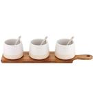 ladelle-host-bowl-and-spoon-paddle-serving-board-white - Ladelle Host Bowl & Spoon Paddle White
