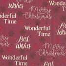 ihr-christmas-lunch-napkins-xmas-letters-dark-red - IHR Christmas Lunch Napkins Xmas Letters Dark Red