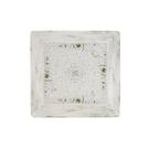idris-moss-green-square-plate-24cm - Idris Moss Green Square Plate 24cm
