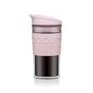 bodum-insulated-plastic-travel-mug-12oz-strawberry-red - Bodum Insulated Travel Mug Strawberry 12oz