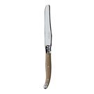 Laguiole-table-knife-taupe-mushroom - Laguiole Table Knife Taupe