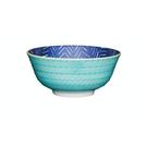 kitchencraft-blue-chevron-spotty-ceramic-bowl - KitchenCraft Spotty Blue Chevron Ceramic Bowl