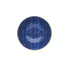 kitchencraft-blue-chevron-spotty-ceramic-bowl - KitchenCraft Spotty Blue Chevron Ceramic Bowl