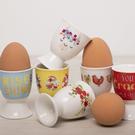 kitchencraft-ceramic-egg-cup-floral-llama - KitchenCraft Floral Llama Porcelain Egg Cup
