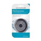 kitchencraft-stainless-steel-sink-waste-strainer-with-plug - KitchenCraft Stainless Steel Sink Plug & Strainer