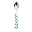 kitchencraft-teaspoon-green-polka-dot-patterned - KitchenCraft Teaspoon Green Green Polka Dot Pattern