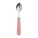 kitchencraft-teaspoon-red-hoops-patterned - KitchenCraft Teaspoon Red Hoops Pattern