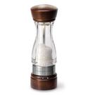 cole-mason-keswick-dark-wood-acrylic-salt-mill-180mm - Cole & Mason Gourmet Precision Keswick Dark Wood & Acrylic Salt Mill 18cm