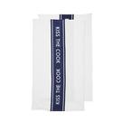 ladelle-kiss-the-cook-terry-tea-towel-navy - Ladelle Kiss The Cook 2pc Terry Kitchen Towels Navy