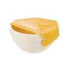 kitchen-pantry-3pc-beeswax-wraps-yellow-honeycomb - Kitchen Pantry 3pc Beeswax Wraps Yellow Honeycomb
