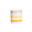 KitchenCraft-Porcelaine-Espresso-Mug-Soleada-Stripe-Design-80ml - KitchenCraft 80ml Porcelain Espresso Cup Soleada Stripe