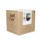 kitchencraft-set-of-4-patterned-cereal-bowls-ceramic - KitchenCraft Set of 4 Patterned Ceramic Bowls