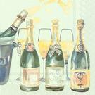 ihr-lunch-napkin-champagne-party-light-green - IHR Lunch Napkin Champagne Party Light Green