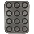 luxe-nonstick-12-cup-bun-pan - Luxe Non-Stick Bun Pan 12 Cup 