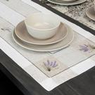 samuel-lamont-embroidered-table-runner - Lavender Embroidered Table Runner