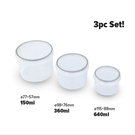 lock-n-lock-twist-nestable-set-of-3-round-containers - Lock n Lock Twist Nestable Set of 3 Containers