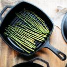 lodge-10-inch-square-cast-iron-skillet - Lodge 10.5in Square Cast Iron Grill Pan
