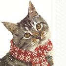 ihr-lunch-napkin-kitty-Christmas - IHR Christmas Lunch Napkins Kitty