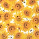 ihr-lunch-napkin-sunflowers-bees - IHR Lunch Napkin Sunflower