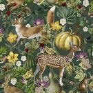 ihr-lunch-napkins-autumn-glory-dark-green - IHR Lunch Napkins Autumn Glory Dark Green