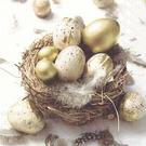 ihr-lunch-napkins-funny-golden-eggs - IHR Lunch Napkins Funny Golden Eggs