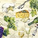ihr-lunch-napkins-wein-cheese-and-wine - IHR Lunch Napkins Cheese & Wine