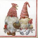 ihr-lunch-napkin-friendly-tomte-red - IHR Lunch Napkin Friendly Tomte Red