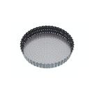 masterclass-crusty-bake-non-stick-fluted-round-23cm-quiche-flan-tin - MasterClass Crusty Bake Non-stick Fluted Quiche Tin 23cm