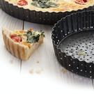 masterclass-crusty-bake-non-stick-fluted-round-23cm-quiche-flan-tin - MasterClass Crusty Bake Non-stick Fluted Quiche Tin 23cm