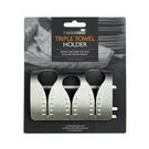 masterclass-triple-towel-holder-stainless-steel - MasterClass Triple Towel Holder Stainless Steel