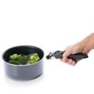 masterclass-smart-space-3pc-non-stick-saucepans-removable-handle - MasterClass Smart Space 3pc Stacking Saucepans Set