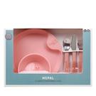 mepal-mio-childrens-tableware-6pc-set-deep-pink - Mepal Mio 6pc Kid's Dinnerware Set Deep Pink