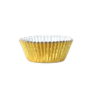 pme-30-gold-metallic-foil-cupcake-cases - PME 30 Metallic Gold Foil Baking Cases