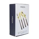 mikasa-16pc-tortoise-gold-cutlery-flatware-set - Mikasa Tortoise 16pc Gold Cutlery Set