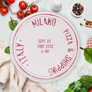 milano-italy-pizza-plate-red-32cm - Milano Italy Pizza Plate Red 32cm