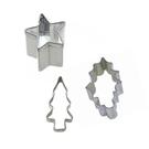 eddingtons-Christmas-mince-pie-and-icing-cutters-3pc - Eddingtons Christmas Set of 3 Mince Pie & Icing Cutters
