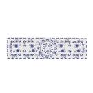 rectangular-plate-30x8cm-monaco-blur-elite-brillo - Monaco Blue Floral Rectangular Platter 30x8cm