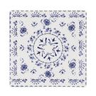 square-plate-24cm-monaco-blur-elite-brillo - Monaco Blue Floral Square Plate 24cm