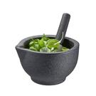 granite-pestle-and-mortar-13cm - Gefu Mortar & Pestle GRINO 13.5cm