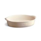 emile-henry-oval-oven-dish-medium-argile-cream - Emile Henry Clay Oval Oven Dish Medium