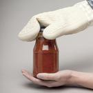 zeal-silicone-oven-glove-waterproof-cream - Zeal Steam Stop Silicone Oven Gauntlet Cream