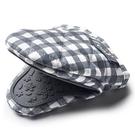 zeal-hot-grab-gingham-fabric-silicone-mini-pot-mitt-brights - Zeal Hot Grab Fabric Silicone Mini Pot Mitt Brights Gingham