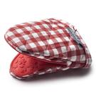 zeal-hot-grab-gingham-fabric-silicone-mini-pot-mitt-brights - Zeal Hot Grab Fabric Silicone Mini Pot Mitt Brights Gingham