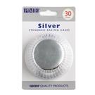 pme-45-mini-metallic-silver-foil-baking-cases - PME 45 Mini Metallic Silver Baking Cases