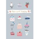 petit-card-have-a-sweet-birthday-sweet-treats - Petit Card - 'Have A Sweet Birthday' Sweet Treats